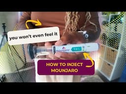 How to Take Your Mounjaro Injection (pain free): Step-by-Step Guide | The Hangry Woman