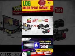 Mastering LOG Format in Premiere Pro! 🎥✨ #premiereprocolorgrading