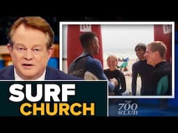 One Man Building A Church Using Surfing