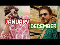 The #1 Most Viewed Indian Songs Each Month 2022 (January - December)