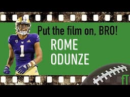 PTFOB - UW WR Rome Odunze - Star in the making, the full package