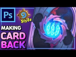 Game UI Tutorial - Make a Hearthstone style Card Back | Path | Shape | Painting |