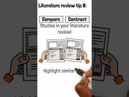 Literature Review Tip 8 I Dr Dee