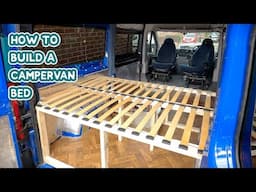 HOW TO build a CAMPERVAN BED  - DIY Budget Campervan Conversion