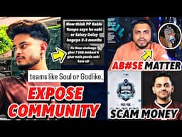 EXPOSE 🚨 Bgmi Community Politics 💢 ORG Caught Scamming PP ⚠️ Sid Open up on Twitter @buse Matter !