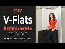 DIY Portable V-flat for Photography: Professional, Easy, & Inexpensive