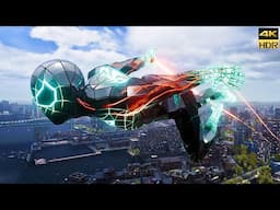 Miles Ruthless Combat Vs Stealth Spider-Man 2 Hunter Base 4K HDR