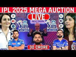 Live Ipl 2025 Mega Auction | Ipl Player Auction Live | Csk, Mi, Rcb, Kkr, Dc, Pbks, Rr, Gt, Lsg, Srh