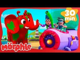 Morphle Gets Slimed | Morphle | Cars, Trucks & Vehicles Cartoon | Moonbug Kids