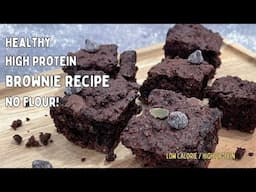 SIMPLE, FUDGY, HIGH PROTEIN, MUSCLE BUILDING POWER BROWNIES  | VEGAN |WEIGHT LOSS