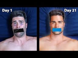 I Taped My Mouth When Sleeping Every Night for 21 Days