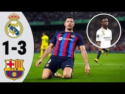 Real Madrid vs Barcelona 1-3 | Extended Highlights and Goals- HD