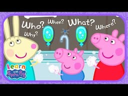 Answering Questions With Peppa Pig ❓ Educational Videos for Kids 📚 Learn With Peppa Pig