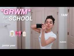 GRWM FOR SCHOOL *junior year*