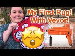 Trying the Vevor Rug Tufting Machine & Trimmer to Make My First Rug!