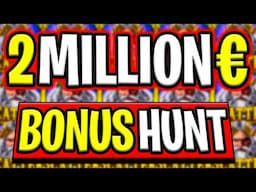 🔴 MY BIGGEST SLOT BONUS HUNT OPENING EVER €2.000.000 LIVE  SLOTS 🔥 JOIN ME FOR BIG  RECORD WINS‼️