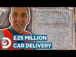 Logistics Of Loading £25 Million Luxury Cars On Largest Vehicle Only Cargo Ship | Mega Shippers