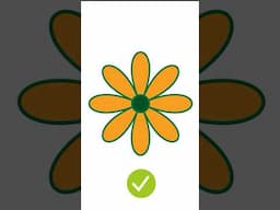 Quick & Easy Vector Flower Art in Illustrator for Beginners #illustrator #tutorial #shorts