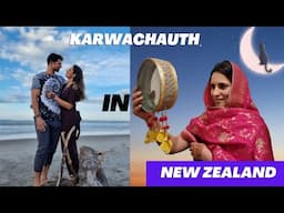 Karwachauth 2023 In New Zealand || 12:30 bje nazar aaya Chaand