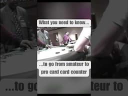 How to go from an amateur to a pro blackjack player