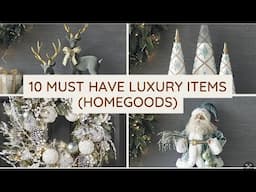 10 Must have Luxury items on a budget (HomeGoods)