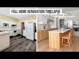 Full Home Renovation Time Lapse | Before & After Transformation