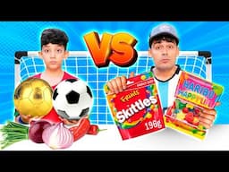 Football Ultimate LEFT or RIGHT Food Challenge with Jason