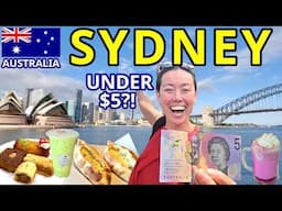 Sydney CHEAP EATS under $5 Challenge!