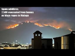 Spain Wildfires: 2,500 Evacuated From Homes As Blaze Rages in Malaga, Sept 13, 2021