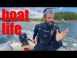 Boat life: Journey canoes, diving, spearfishing