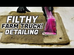 Detailing A FILTHY Farm Truck Ford F150 | Car Cleaning Restoration