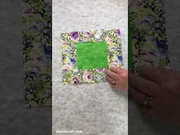 Quilt Block Tutorial 004: Square-in-a-Square Quilt Block #quiltblock #sewingtutorial