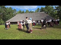 Folk dancing in Estonia