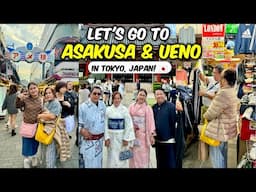 Shopping in Ueno + Walking around Asakusa in Kimono! 🇯🇵 | JM Banquicio