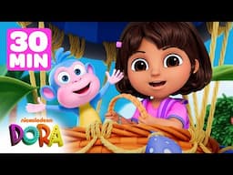 30 MINUTES of Action-Packed Adventures with Dora! #2 | Dora & Friends