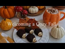 Hello Autumn!🍂🦔 Kitchen Decorating, Baking Cookies & DIY- Autumn Wreath. 🍁🍄‍🟫