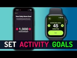 How to Change your Activity Goals on Apple Watch and iPhone