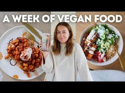 What I eat in a week (as a vegan!) *realistic, simple meals* 🍋