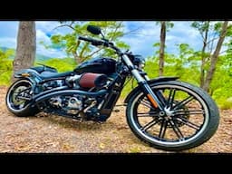 Moto Vlog #2 Harley Davidson Breakout 2021 Ride up the Range.