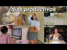 DÍAS PRODUCTIVOS: ordenando, retomando hábitos, self care, etc!! *VLOG*