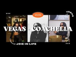 Weekly Vlog: Come to Vegas + Coachella With Me! | Joie in Life