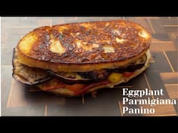 What happens when Eggplant Parmigiana meets Grilled Cheese ?