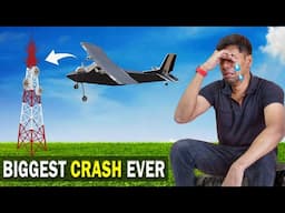 I Crashed My Biggest Homemade RC Plane | ठोक दिया यार - Plane Crash Caught On Camera