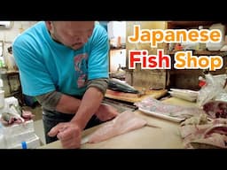 A Day in the Life of a Tokyo Fishmonger! Witnessing the Pro Skills!