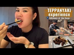 food vlog: Teppanyaki of Royal Caribbean