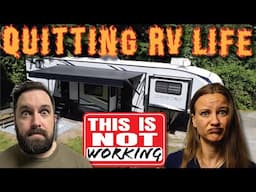 3 Major Reasons People are Quitting RV LIFE (And how to FIX it!)