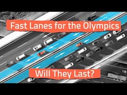 How do Olympic lanes change the game for taxi services in Paris?