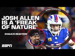 'Josh Allen is a FREAK OF NATURE' 🗣️ Khalil Shakir on run in Bills' win vs. Chiefs 🔥 | SportsCenter