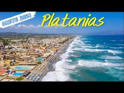 Platanias Chania Crete Greece 4K