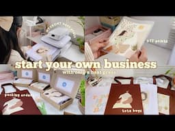 Start your own business in 2025 with only a HeatPress 🧸 | Clothing & Totebag | Guide | ft. HTVRONT